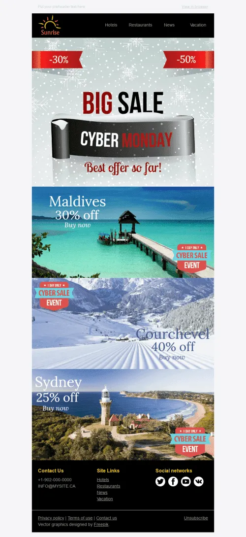 1335-Stripo-Tourism-Holiday-newsletter-Cyber-Monday-email-web