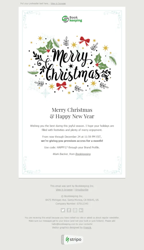 1426-Stripo-Finance-Holiday-newsletter-Christmas-Sincere-Congratulations-email-web