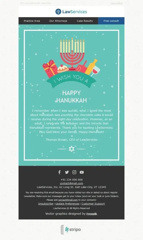 1694-Stripo-Legal-Holiday-newsletter-Hanukkah-Festival-of-Lights-email-web