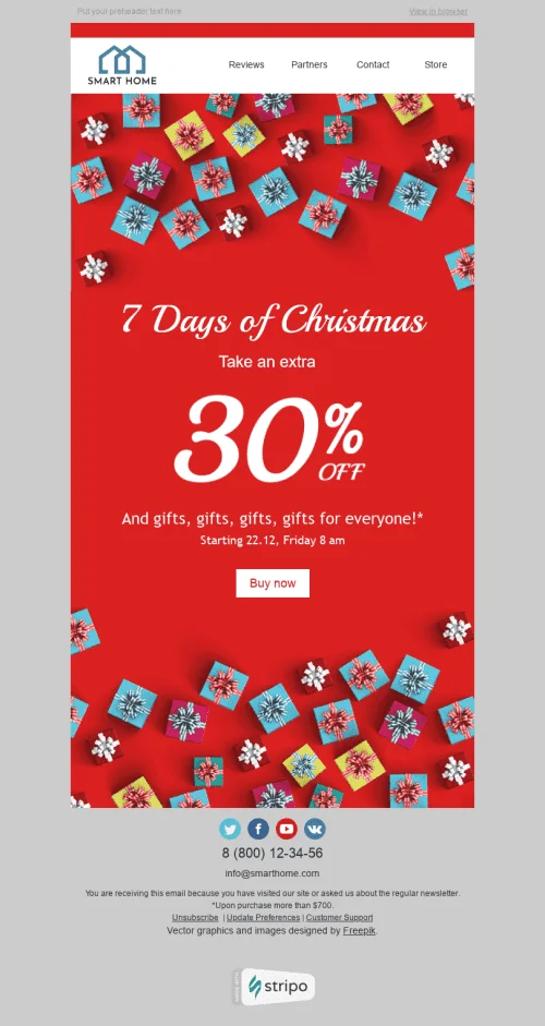 1703-Stripo-Furniture-Home-Decor-Holiday-newsletter-Christmas-Gifts-for-Everyone-email-web