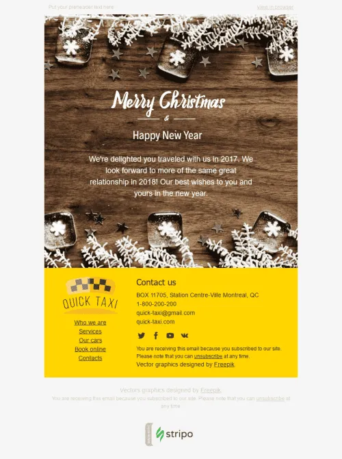 1880-Stripo-Transportation-Holiday-newsletter-Christmas-New-Year-White-Snowflakes-email-web