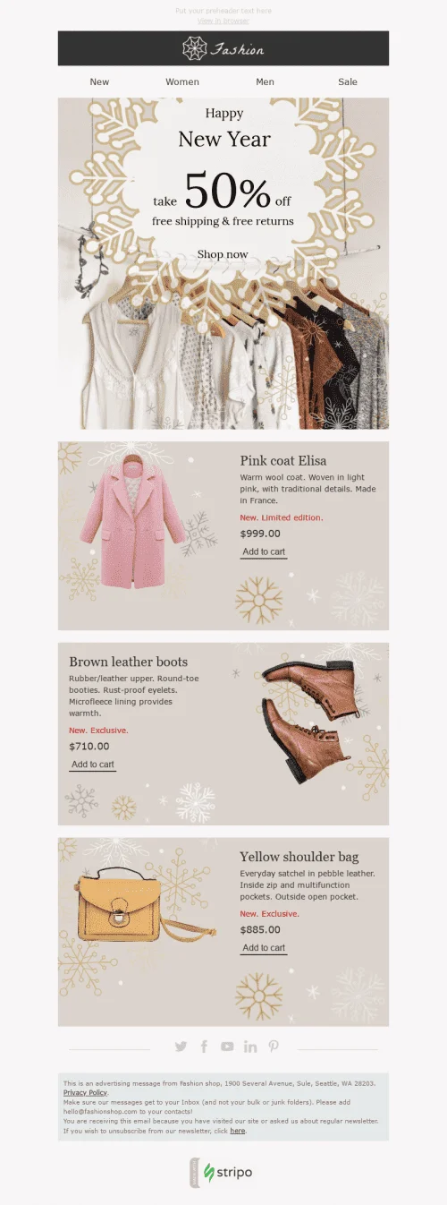 2000-Stripo-Fashion-Holiday-newsletter-New-Year-Snow-Queen-email-web