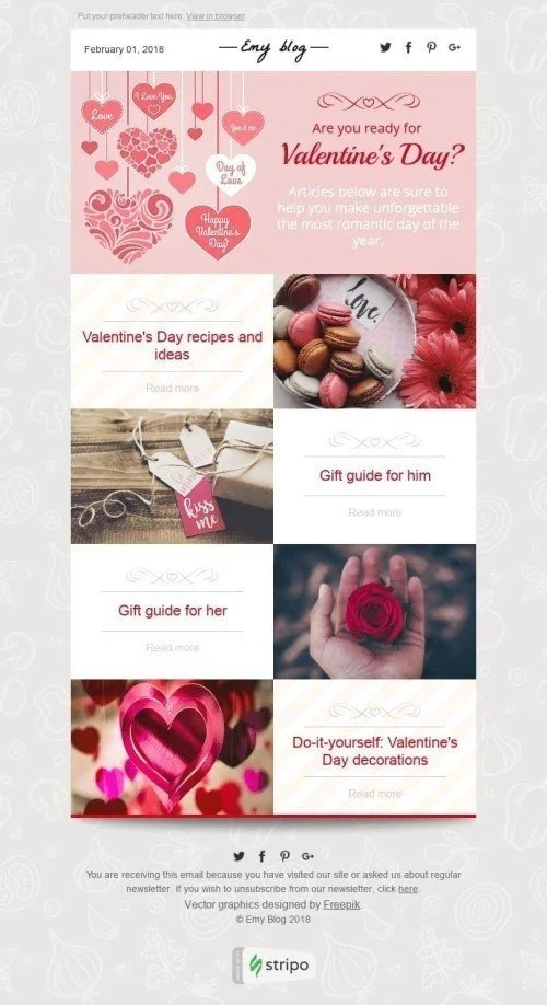 2243-Stripo-Publications-Blog-Holiday-newsletter-Happy-Valentine-day-the-Romantics-Guide-email-web