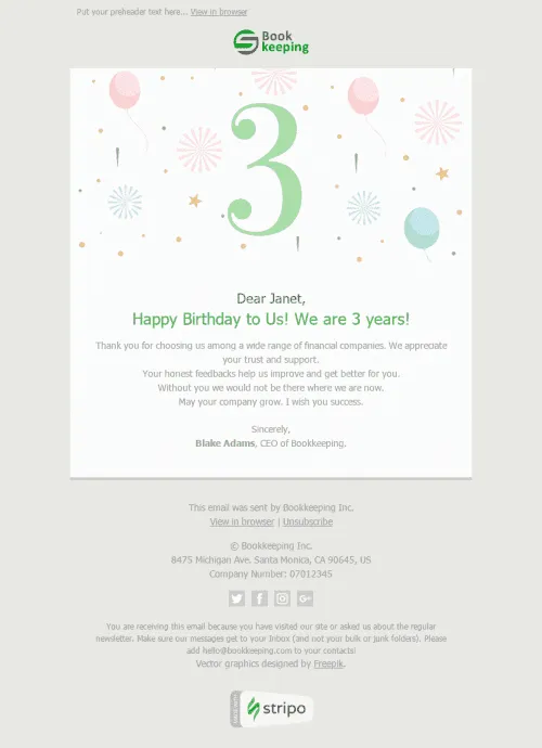 2640-Stripo-Finance-Trigger-newsletter-Thank-You-3-Years-Together-email-web
