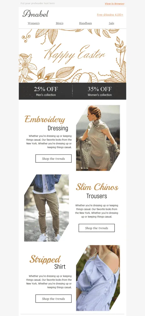 6199-Stripo-Fashion-Holiday-newsletter-Happy-Easter-Gold-Collection-email-web