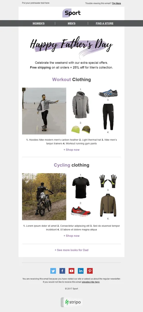 11695-Stripo-Sport-Holiday-newsletter-Happy-Father’s-Day-Strong-Dad-email-web