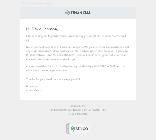 14617-Stripo-Finance-Trigger-newsletter-Cold-Emails-New-Partner-email-web