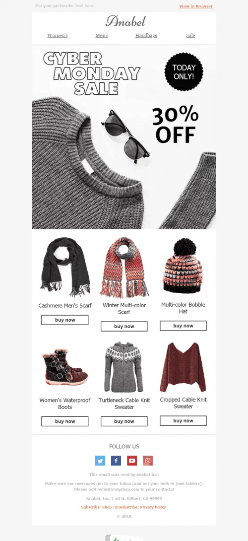 32186-Stripo-Fashion-Holiday-newsletter-Cyber-Monday-Warm-Clothes-email-web