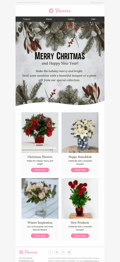 34144-Stripo-Gifts-Flowers-Holiday-newsletter-Christmas-New-Year-Winter-Inspiration-email-web