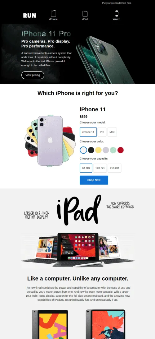 160323-Stripo-Gadgets-Promo-newsletter-Apple-Presentation-email-web