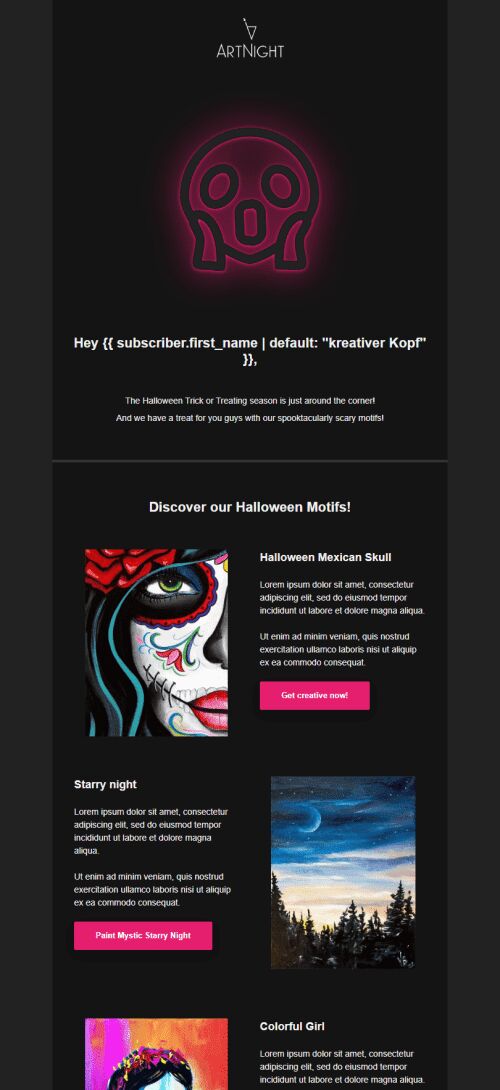 Modèle de courrier électronique Halloween «Ou Sour doux» pour le secteur Design Affichage mobile