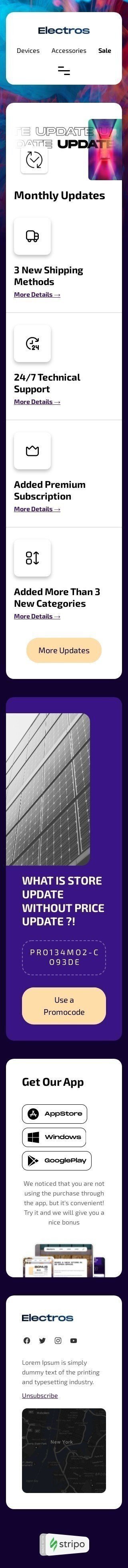 Шаблон письма «Точно в срок» тематики Обновление продукта для индустрии «Электронная торговля» мобильный вид