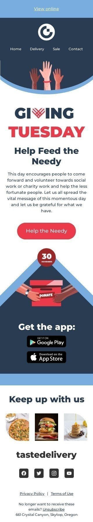 Help the Needy Email Template by Stripo.email