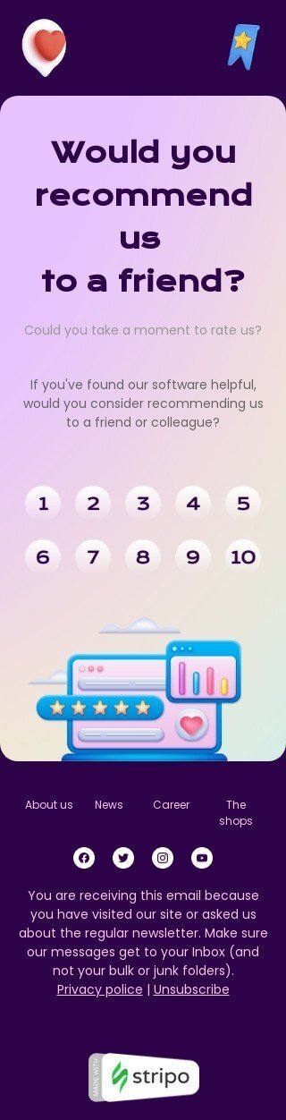 Modèle de courrier électronique SaaS «Pourriez-vous prendre un moment?» pour le secteur business Affichage mobile