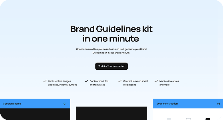 Generador de guías de estilo de marca