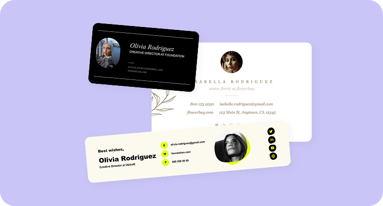 Generador de firmas de email