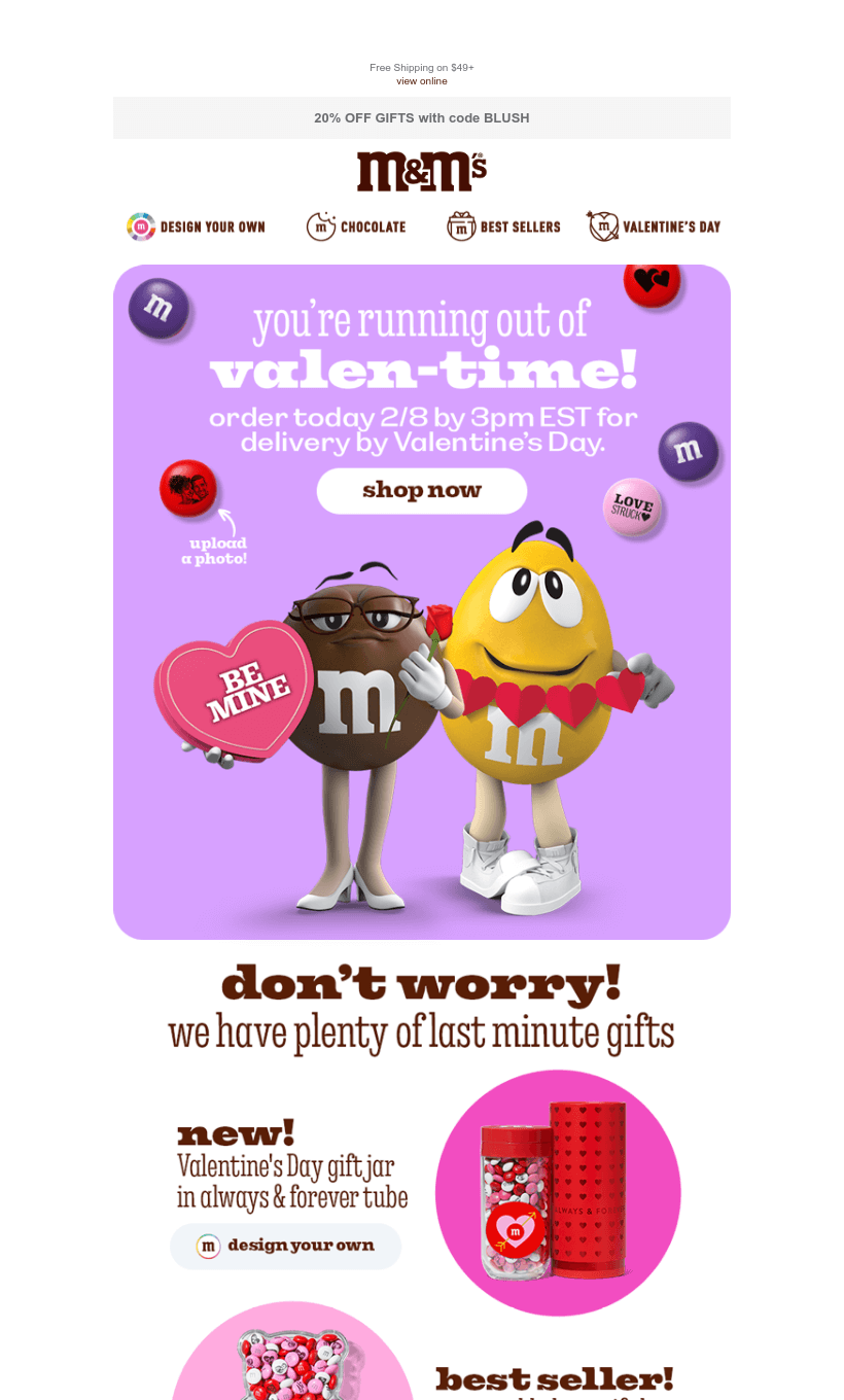 M&M’s