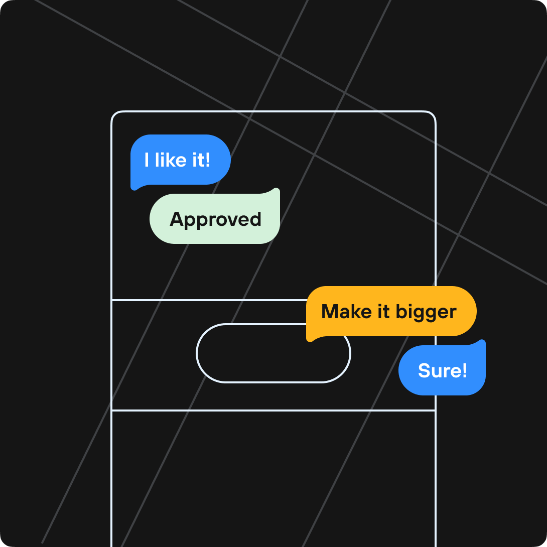 Pin comments and mark your progress