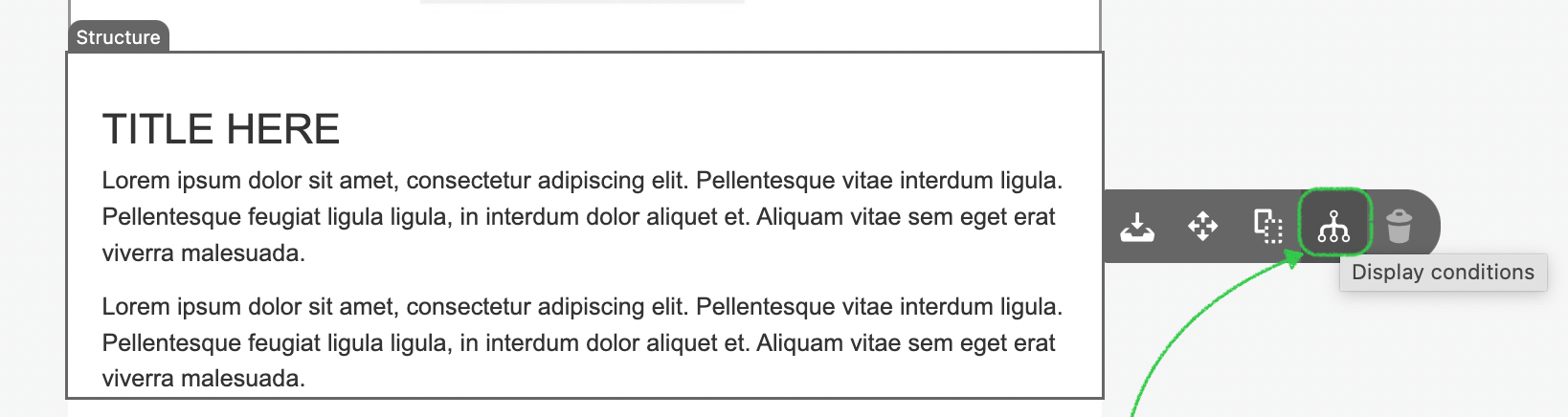 External Display Conditions